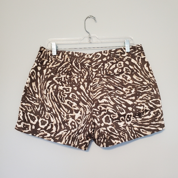 LOFT Leopard Print Shorts, Size 8 - Picture 3 of 8